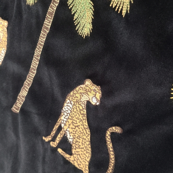 NEVER FULLY DRESSED Black Velvet Blazer Jacket Embroidery Animal Astronomy 3XL - Picture 11 of 16